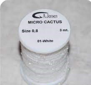 A. Jensen Micro-Cactus Chenille 0.8mm - white